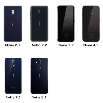 Marmură neagră piatră moale de silicon Pictură Caz Pentru Nokia Lumia 430 520 535 550 650 630 635 730 735 640 950 XL Capacul Telefonului