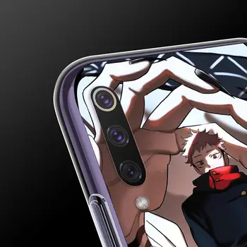 Desene animate Anime Jujutsu Kaisen Pentru Xiaomi Mi 11i 11 10i 10T 10 9T 9SE 9 8 A3 CC9 CC9E Nota 10 Pro Lite Ultra Moale Caz de Telefon