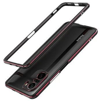 Bara de protecție Caz Pentru Redmi K40 Pro Plus de Lux Aluminiu Metal Frame Telefon Roșu mi K40 Pro Metal Lentila Camerei Protector
