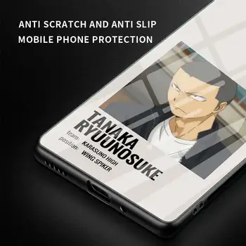 Anime Haikyuu Dragoste Volei Telefon Caz pentru Onoarea 9X Pro 8X 20 10 Lite 30 Pro+ Protector din Sticla Temperata Shell Capacul Barei de protecție