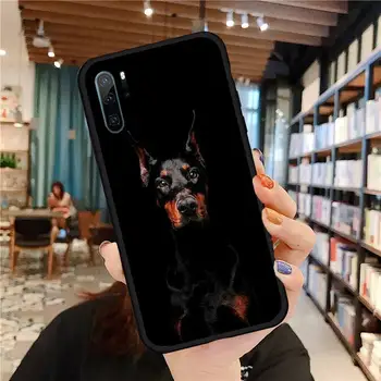 Doberman câine se răcească Cazul în care Telefonul Pentru Huawei honor Amice P 9 10 20 30 40 Pro 10i 7 8 x Lite nova 5t