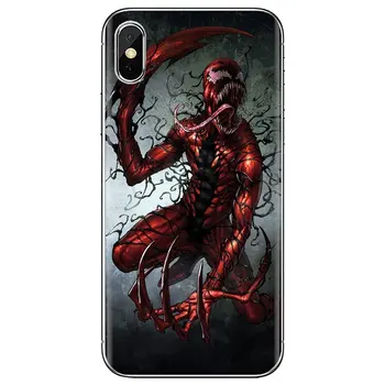Carnage Roșu Venin Pentru iPod Touch Pentru iPhone 11 Pro 4 4S 5 5S SE 5C 6 6S 7 8 X XR XS Plus Max Gratuit Silicon Caz de Telefon