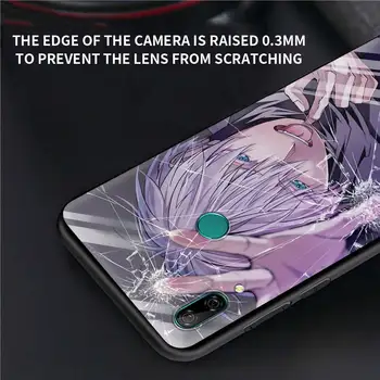 Jujutsu Kaisen Anime Cazul În Care Telefonul Pentru Huawei P Inteligente Z 2019 2021 P30 Pro P40 Lite E P20 P10 Negru Moale Shell Capacul Barei De Protecție