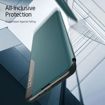 Smart Flip Cazuri pentru Xiaomi Mi 10T Lite kickstand acoperire din piele pentru Xiaomi Mi 10T Pro xiomi reymi notă 9t xiaomei10t lite