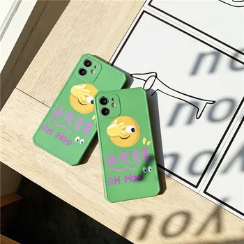 INS Desene animate Drăguț Smiley coreean Telefon Caz Pentru iPhone 12 Mini 12 11 Pro X XR XS Max 7 8 Plus SE 2 Cazuri Moale cu Capac de Silicon