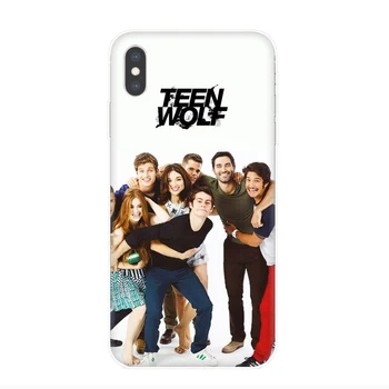 Teen Wolf Transparent Caz Pentru iPhone 11 X XR XS Max Cazul 12 11 Pro Max 12 Mini 8 7 6s Plus 5 5S SE Capacul din Spate