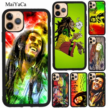 MaiYaCa BOB MARLEY JAMAICAN IARBA de Caz Pentru iPhone 11 Pro Max 12 Pro Max mini XS X XR SE 2020 6S 7 8 Plus Fundas