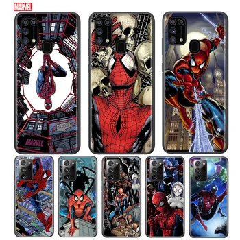 Spiderman Comic Pentru Samsung Galaxy Nota 20 10 9 8 Plus Ultra Lite M31 M31S M10 M20 M02 M30 Caz de Telefon Moale