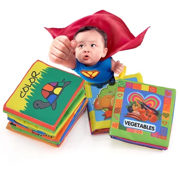 Copilul Pânză de Carte Dezvoltarea Inteligenței Amuzant Pânză Cognize Carte Jucărie de Învățământ pentru Copii, Copii Lavabil Poveste Carte