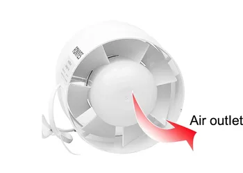 220V 4inch Tăcut Perete Hota de Evacuare Conductă de Ventilație Ventilator Suflanta de Aer Fereastră Ventilator de Aerisire Bucatarie Baie Dormitor Acasă