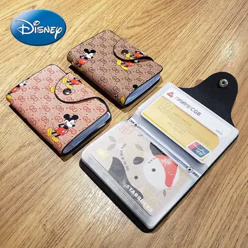 Disney Moda Mickey Mouse-Ul Cartelei Doamnelor Mici Titularul Cardului De Mare Capacitate Deținător Al Cardului Bancar Fata Poseta De Monede