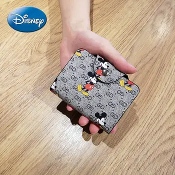 Disney Moda Mickey Mouse-Ul Cartelei Doamnelor Mici Titularul Cardului De Mare Capacitate Deținător Al Cardului Bancar Fata Poseta De Monede