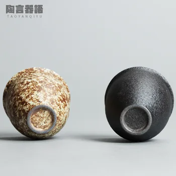 Stil japonez Cuptor la Cuptor Ceramică Grosieră Ceașcă Ceramică lucrate Manual Master Ceașcă de Ceai Negru și Verde Pu ' er Kung-Fu Cup
