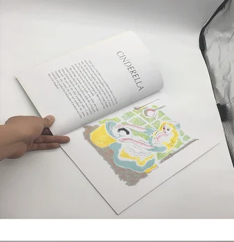 Cenusareasa limba engleză pentru Copii de Desen Școala Primară română Poveste Imagine de Citire de Noapte de Somn Carte de Hârtie în Limba engleză