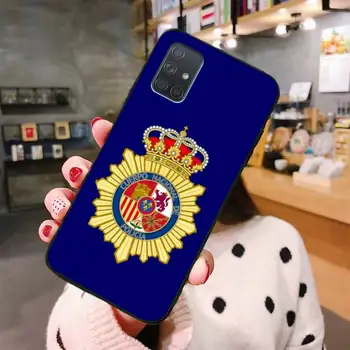 Spania Poliției Naționale logo Caz de Telefon Pentru Samsung Galaxy A21S A01 A11 A31 A81 A10 A20E A30 A40 A50 A70 A80 A71 A51