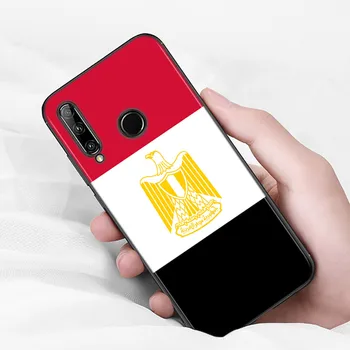 Capac de silicon Egipt Drapelul Național piramida Pentru Huawei P40 P30 P20 Pro P10 P9 P8 Lite E Plus 2019 2017 Caz de Telefon