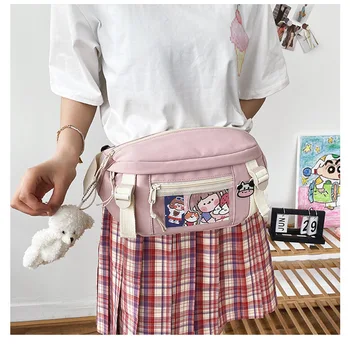Japonez Culoare Solidă Simplu Femei Mini Ins Umăr Stil Clar Pungi pentru Colegiu Școală de Fete Drăguț Laptop Geanta 2021 Doamnelor