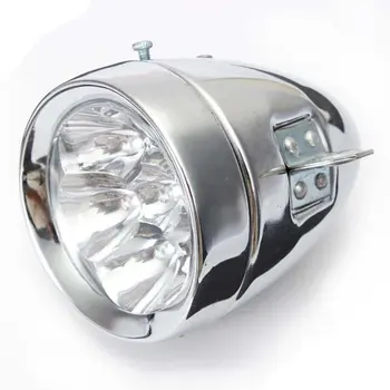 General Epocă de biciclete Biciclete Față de Lumină Lampă cu Acumulator 7 LED-uri Far, cu Suport Baterie Operate de Siguranță de Echitatie Noapte Lumina