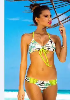 2021 Vara Noi De Imprimare Split Costum De Baie Feminin Împinge În Sus Bikini Sexy Costume De Baie Femei Costume De Baie Beachwear Europa, America Hot Nou