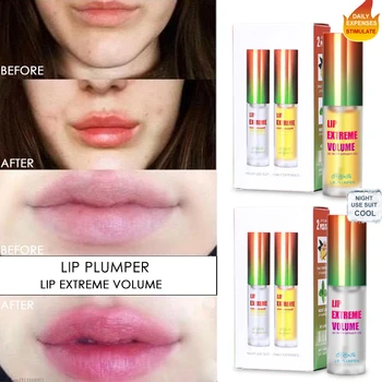 Instant Volumising Buze Minciună Sfruntată Colagen Lip Plumping Gloss Hidratant De Reparații De Buze Extreme Volum Esența Buzele Potențiator De Produse Cosmetice