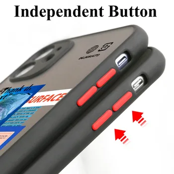 Retro Eticheta cu Cod de Bare Telefon Caz Pentru iPhone 11 12 Pro Max XR XS 7 8 6 6S Plus SE 2020 Caz Funda iPhone11 Pro 12 Mini Capac transparent