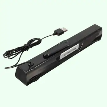 XB-19 USB 2.0 Bar de Sunet Mini Subwoof Notebook Speaker Soundbar Difuzor (Negru)