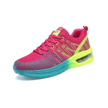 2021 Nou Stil Tipic pentru Femei Pantofi de alergat în aer liber, Mersul pe jos, Jogging Adidași de Dantelă-Up cu Ochiuri Pantofi sport moale
