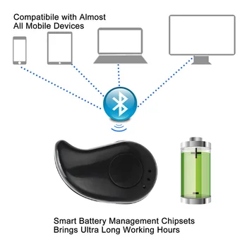 Mini Wireless Bluetooth Cască în Ureche Sport set cu Cască Căști pentru Telefon Inteligent Pentru Samsung Huawei, Xiaomi Android