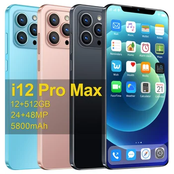 I12 Pro Max 6.7 inch al Smartphone-ului 12G+512G Global Versiune Android Telefon cu Ecran HD de Față ID 5800mAh Google Telefoane Mobile 5G telefon Mobil