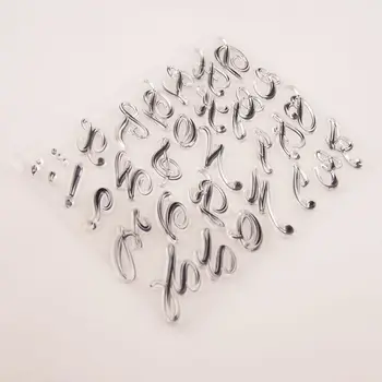 Scrisoare alfabet Silicon Clar Sigiliul Timbru DIY Scrapbooking Relief Album Foto Decorative Carte de Hârtie Ambarcațiuni Arta Handmade Cadou