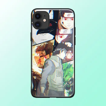 Shisui Uchiha Shippuden anime Silicon Moale Sticlă Telefon Caz pentru IPhone SE 6s 7 8 Plus X Xr Xs 11 12 Mini Pro Max Samsung xiaomi