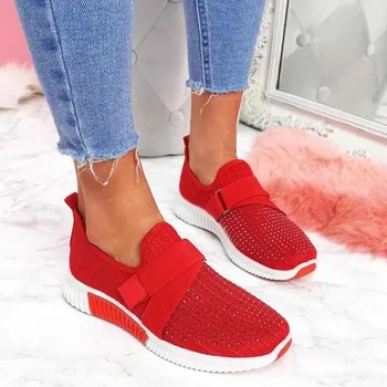 Femei Adidași 2021 Primăvară Ușor Respirabil Pantofi Casual Slip On Doamnelor Vulcanizat Pantofi De Funcționare Pantofi De Mers Pe Jos De Femei Apartamente