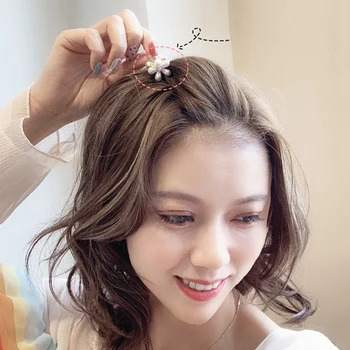 Floare De Păr Perla Clip-Coreean Mini Moda Mică De Captură Clip Fată De Păr Accesorii