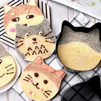 Japonezul Toast Cutie de Mucegai Netede Și Non-stick de Design de Copt Pâine Provizii Face Pisica Drăguț Cap Toast Pentru Copii