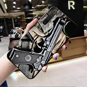 Pistol Beretta Cazuri de Telefon Pentru OPPO Realme 6 Pro C3 5 Pro C2 RENO2-Z A11X XT