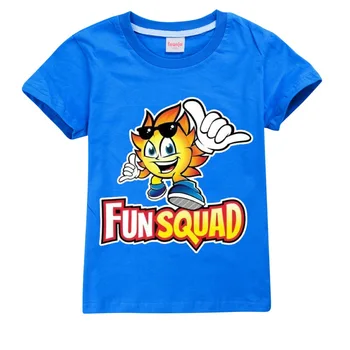 Vară Nouă Băieți Drăguț Distractiv de Echipa Jocuri 3d de Imprimare T-shirt Desene animate cu mânecă Scurtă T-shirt Casual de Vara All-meci Topuri