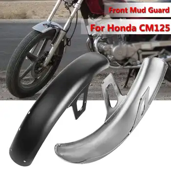 Motocicleta Front Fender Aripă apărătoare Mudflap Capac Roata Crom Negru Pentru Honda CM125