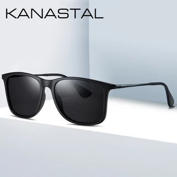KANASTAL Polarizat ochelari de Soare Barbati Femei Piața de Moda de Conducere Eyewears Brand Vintage Clasic de Ochelari de Soare Oglindă UV400 Oculos