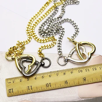 5 Strand in forma de Inima Pandantiv colier femei Punk lanț de bijuterii accesorii Punk lanțul de bijuterii handmade Bijuterii Colier 9800