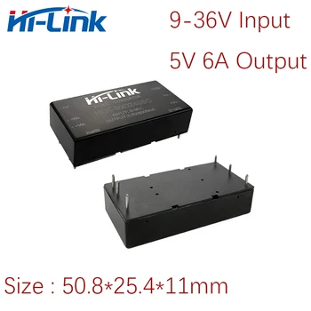 Hi-Link-ul de 30Watt DC DC izolat modul 5V6A / 12V2.5A / 24V1.25A ieșire DC DC stepdown module