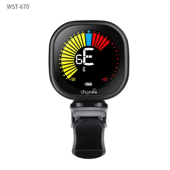 Heruvim WST-670 Portabil, Tuner Cromatic Reîncărcabilă Clip de Pe Tuner Ecran LCD pentru Cromatice, Acustice, Chitara, Bas, Ukulele