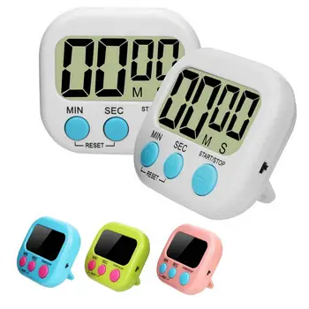 LCD Display Acasă Timer Bucătărie Pătrat de Copt, Gătit Conta Alarmă Cronometru Somn Plastic Componente Electronice Ignifug
