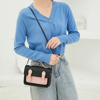 2021 nou la modă de sex feminin Cambridge sac pătrat mic geantă de umăr telefon mobil cu ridicata mic sac manual