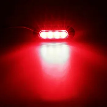 2x Roșu LED-ul Verde Barcă de Navigație Lumina Punte Impermeabil Arc Ponton Lumini Marin Barca Tronsonul CONDUS Stern Lumina 12-24V