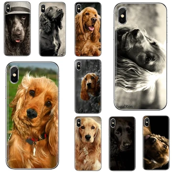 Pentru iPhone, iPod Touch 11 12 Pro 4 4S 5 5S SE 5C 6 6S 7 8 X XR XS Plus Max 2020 Cocker Spaniel pui de câine Poster Caz de Silicon