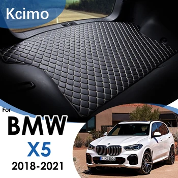Kcimo Piele Portbagaj Covorase pentru BMW X5 G05 2018-2021 Accesorii de Marfă din Spate Linie de Boot Tava Pad Auto Covor Podea Mat în 2020 2019