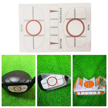 10buc/set Golf Club Țintă Eticheta Impact Etichete Țintă Autocolant Tape Driver Fier de Hârtie de Testare Leagăn de Golf Formatori Accesorii de Golf