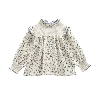 Fete tricou florale cămașă nouă copii din bumbac cu mâneci lungi tricou copil fata de toamna haine fete bluza