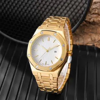 Branduri de lux ceas unisex ceas simplu casual uzura cu trei pini ceas sport calendar steel ceas curea ceas pentru bărbați și femei
