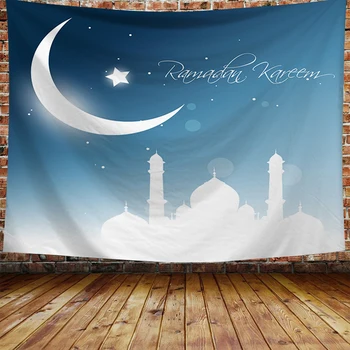 Eid Mubarak Agățat de Perete Tapiserie de Perete Cârpă Covor pentru Home Decor Dormitor Arunca Capacul Musulman Ramadan Festival Tapiserie